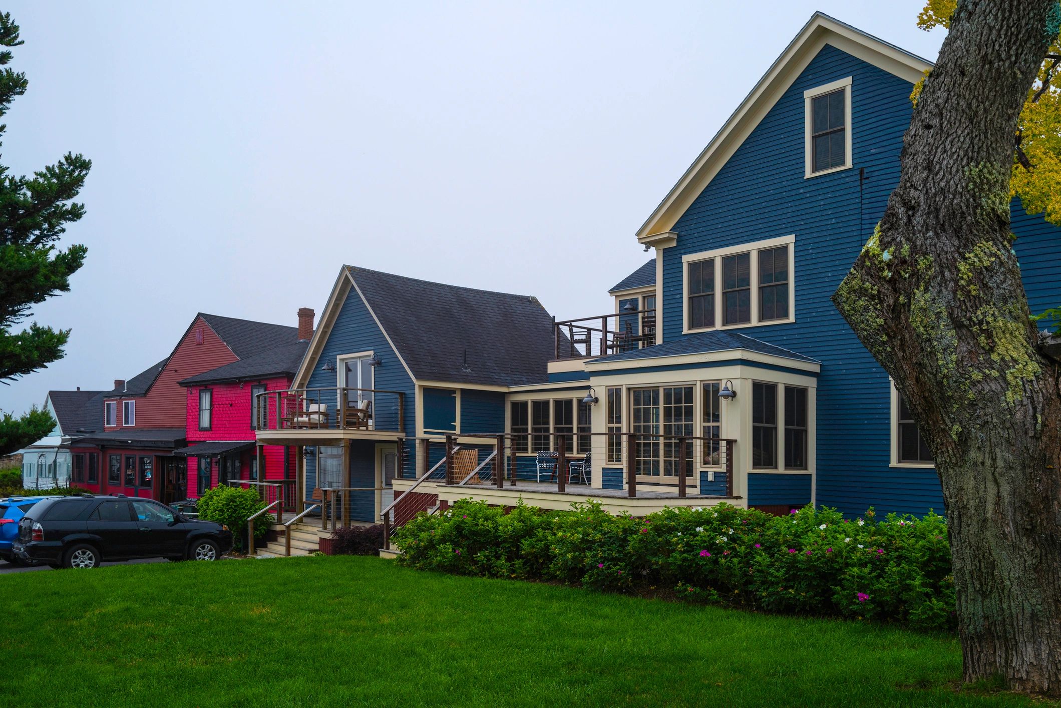 Charming Maine village street